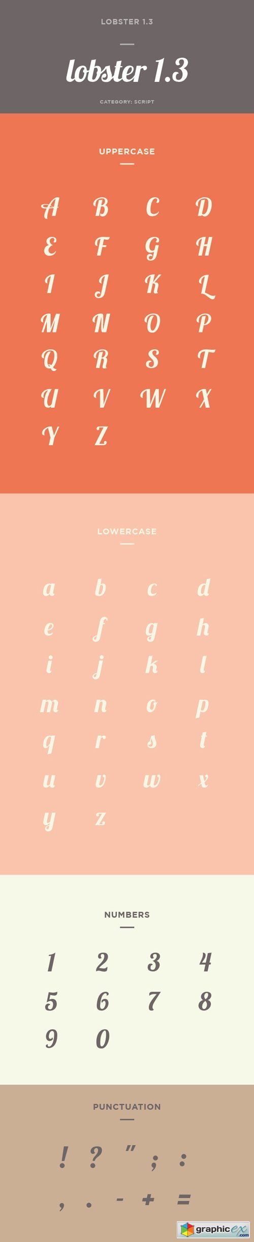 Lobster 1.3 Font